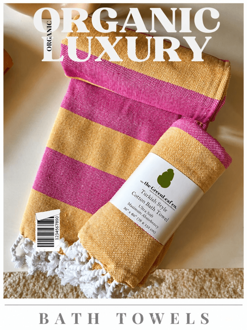 “Sweet Citrus” – Ultra-Soft Organic Towel | AIRDROP Tech™ | Limited Global Drop