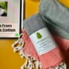 Organic Cotton Bath Towels | with AIRDROP Technology | Ultra Soft || Super Saver Combo | Pack of 3 ( His + Hers + Guests) – ”A Touch of Elegance 2”