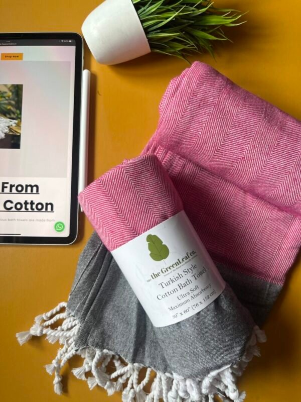RoseWood Pink | Organic AIRDROP Bath Towel | Bird Rock Bestseller