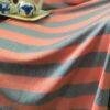“WaterMelon Grey” – Luxe Stripe Towel | AIRDROP SoftTech™ | Handmade Elegance