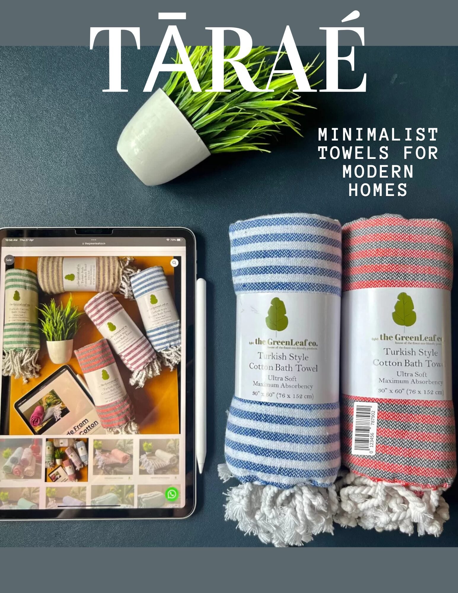 TĀRAÉ – 2-Piece Luxe Set | AIRDROP Towels |