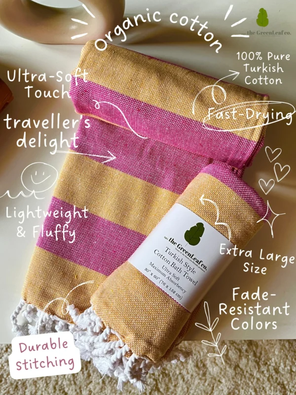 “Sweet Citrus” – Ultra-Soft Organic Towel | AIRDROP Tech™ | Limited Global Drop