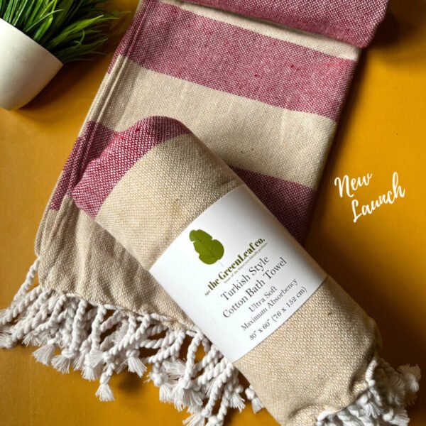 Premium Pack of 5 (5) Organic Cotton Bath Towels | Premium Turkish Towels || Super Saver Pack of 3 – ”Terrific Trio”