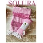 “Orchid Pink” Organic Cotton Bath Towel | AIRDROP Tech | Soft, Stylish & Gifting-Ready