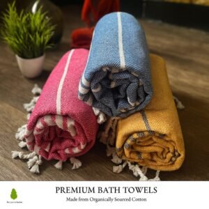 ‘A Touch of Elegance’ | 3-Piece Ultra Soft Bath Towel Set | Ultra Soft & Fast Drying
