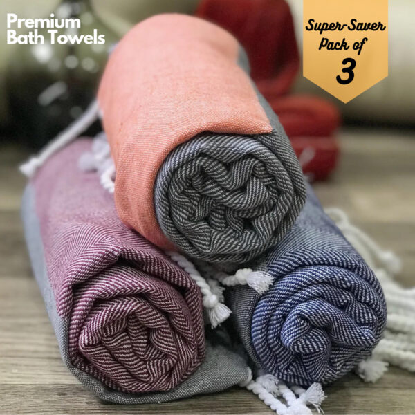 Organic Cotton Bath Towels | with AIRDROP Technology ||  Super Saver Pack of 30 Bath Towels | - Image 13