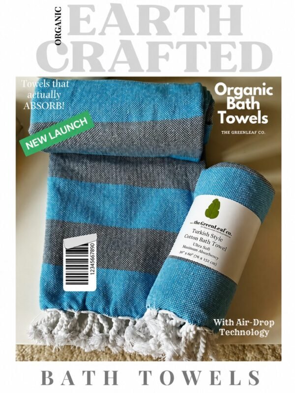 ChatGPT Image Apr 27, 2026, 09_14_31 PM Aqua Blossom | Premium Organic Towel with AIRDROP Tech™