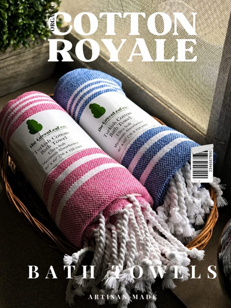 Organic Cotton Bath Towels | Premium Turkish Towels || Pack Of 2 – The Pack