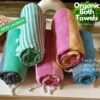 Organic Cotton Bath Towels | with AIRDROP Technology ||  Super Saver Pack of 30 Bath Towels |