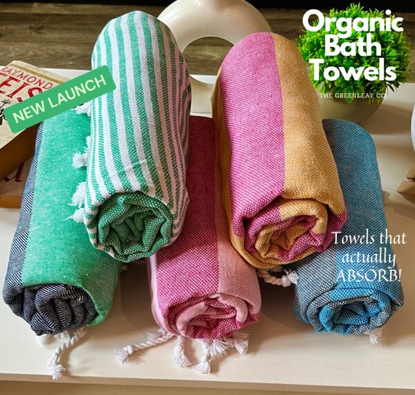 The Greenleaf co. Ultra Premium Bath Towels | with AIRDROP Technology – Super Saver Pack of 5  – ‘Mermaid To Be Five’
