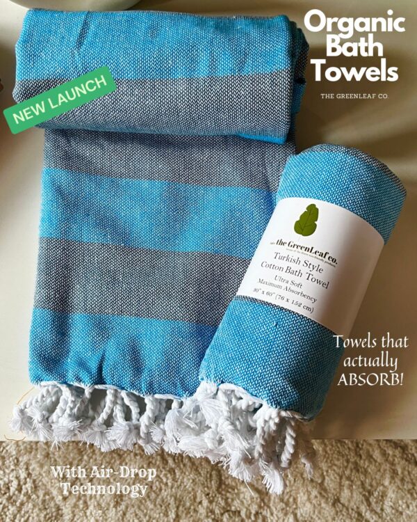 Organic Cotton Bath Towels | with AIRDROP Technology ||  Super Saver Pack of 30 Bath Towels | - Image 9