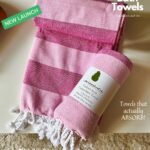 “Orchid Pink” Organic Cotton Bath Towel | AIRDROP Tech | Soft, Stylish & Gifting-Ready