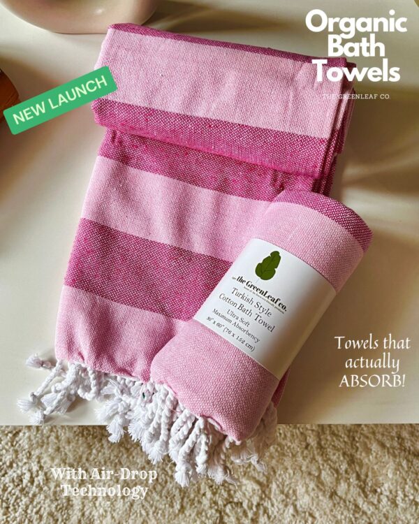 Organic Cotton Bath Towels | with AIRDROP Technology ||  Super Saver Pack of 30 Bath Towels | - Image 10