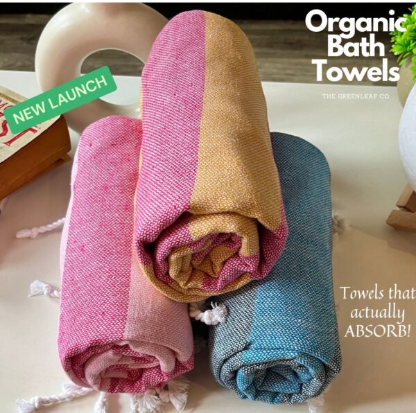 Organic Cotton Bath Towels | with AIRDROP Technology ||  Super Saver Pack of 20 Bath Towels | - Image 4
