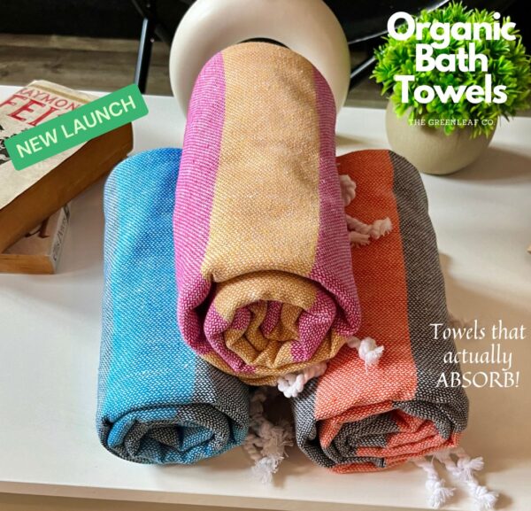 Organic Cotton Bath Towels | with AIRDROP Technology ||  Super Saver Pack of 20 Bath Towels | - Image 6