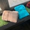 Ultra Premium | Ultra Soft | Egyptian Cotton Hand/Face Towels with zero twist | ”Blue Crushers” – Pack of 2