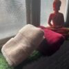 Ultra Premium | Ultra Soft | Egyptian Cotton Hand/Face Towels with zero twist | ''Red Impacts'' - Pack of 2
