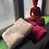 Ultra Premium | Ultra Soft | Egyptian Cotton Hand/Face Towels with zero twist | ''Red Impacts'' - Pack of 2