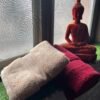Ultra Premium | Ultra Soft | Egyptian Cotton Hand/Face Towels with zero twist | ''Red Impacts'' - Pack of 2