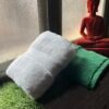 Ultra Premium | Ultra Soft | Egyptian Cotton Hand/Face Towels with zero twist | ”Green Berets” – Pack of 2