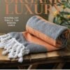 “WaterMelon Grey” – Luxe Stripe Towel | AIRDROP SoftTech™ | Handmade Elegance