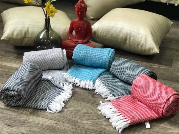Extra Lightweight Collection Pack of 5 || Extra Lightweight Soft Towels of of Extra-lightweight Thin towels | Super Saver Combo | The Greenleaf co. | Premium Organic Cotton