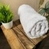 Super Soft 100 % Cotton Bath Towels - Milky White