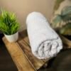 Super Soft 100 % Cotton Bath Towels - Milky White