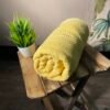 Super Soft 100 % Cotton Bath Towels - Lemon Yellow