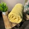 Super Soft 100 % Cotton Bath Towels - Lemon Yellow