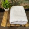 Super Soft 100 % Cotton Bath Towels - Milky White