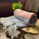 Organic Cotton Bath Towels | with AIRDROP Technology ||  Pristine Classic - Shades of Orange