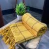 Organic Cotton Bath Towels | Premium Turkish Towels | Ultra Soft | Checkered Goodness Collection – 'MINION YELLOW'