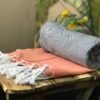 Organic Cotton Bath Towels | with AIRDROP Technology | Ultra Soft || Super Saver Combo | Pack of 3 ( His + Hers + Guests) – ”A Touch of Elegance 2”