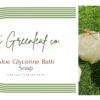 Organic Soap Bar  - Aloe Glycerin Bath Soap ( Pack of 2 ) 100% Vegan