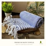 Ocean Blue – | Cotton Bath Towels with AIRDROP™ Technology