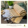 Premium-Bath-Towels-8-e1642763971757.jpg Organic Cotton Bath Towels | Premium Turkish Towels || The Bengal Stripe - Combo Pack of 3