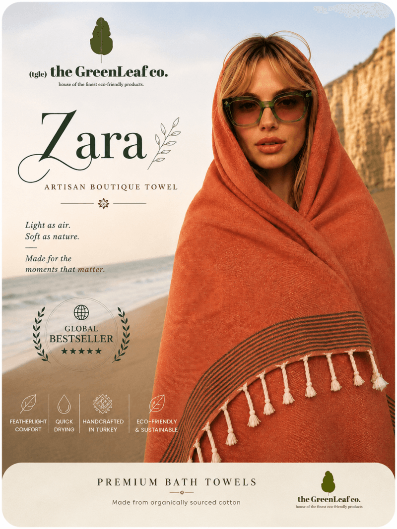 Zara™ | Artisan Boutique Towel Mac Orange | with AIRDROP Tech™
